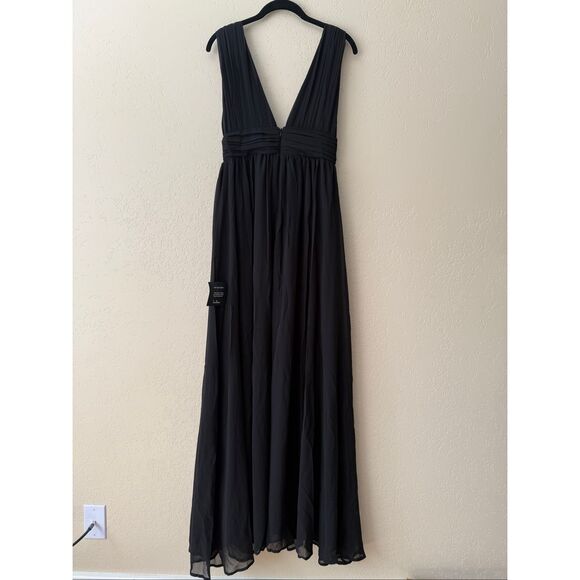 Lulus Heavenly Hues Black Maxi Dress - Picture 5 of 9